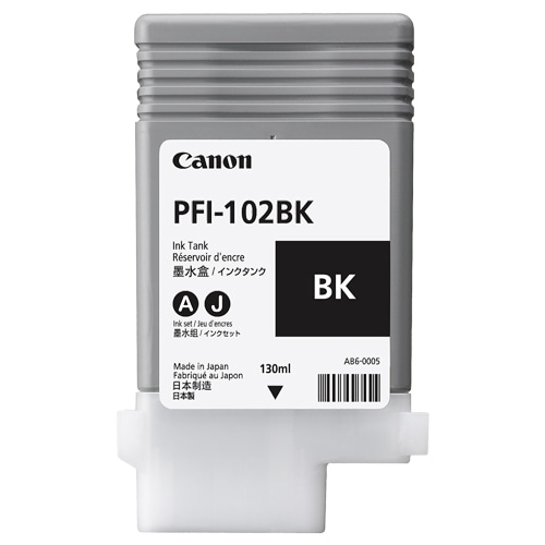 キヤノン インクタンク PFI-102BK 染料ブラック 130mL 0895B001 1個