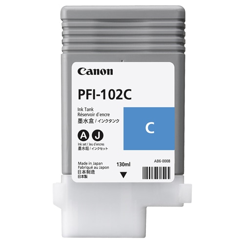 キヤノン インクタンク PFI-102C 染料シアン 130mL 0896B001 1個