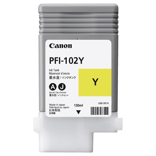 キヤノン インクタンク PFI-102Y 染料イエロー 130mL 0898B001 1個