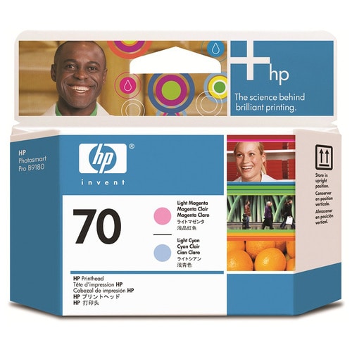 HP HP70 プリントヘッド ライトマゼンタ/ライトシアン C9405A 1個