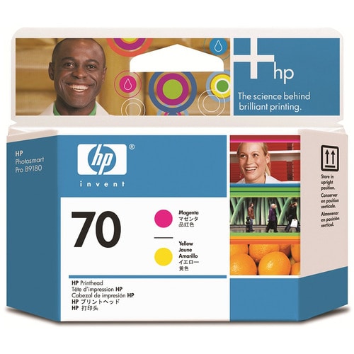 HP HP70 プリントヘッド マゼンタ/イエロー C9406A 1個