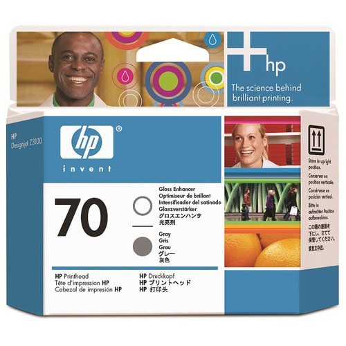 HP HP70 プリントヘッド グロスエンハンサ/グレー C9410A 1個