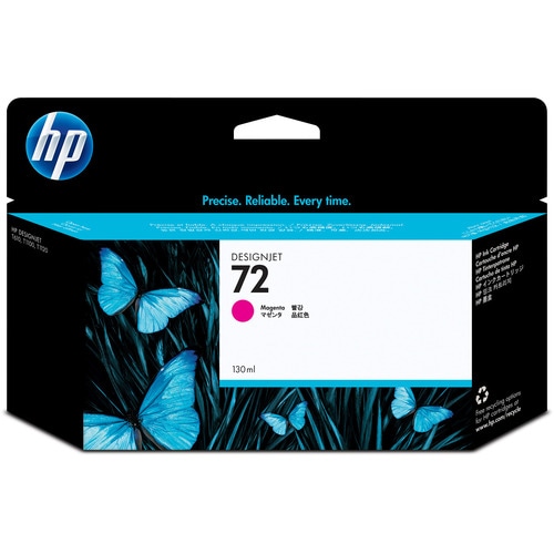 HP HP72 インクカートリッジ マゼンタ 130mL 染料系 C9372A 1個