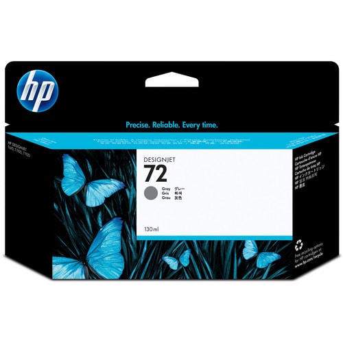HP HP72 インクカートリッジ グレー 130ml 染料系 C9374A 1個