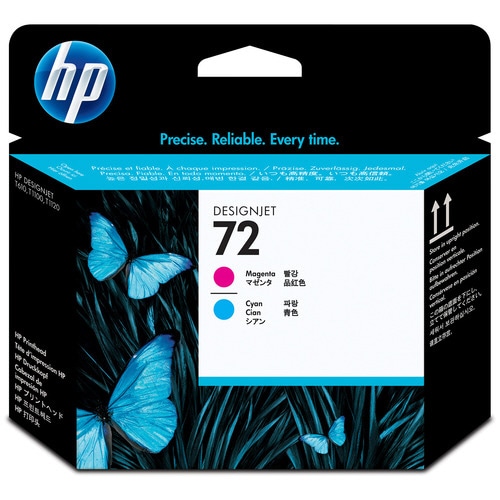 HP HP72 プリントヘッド マゼンタ/シアン C9383A 1個