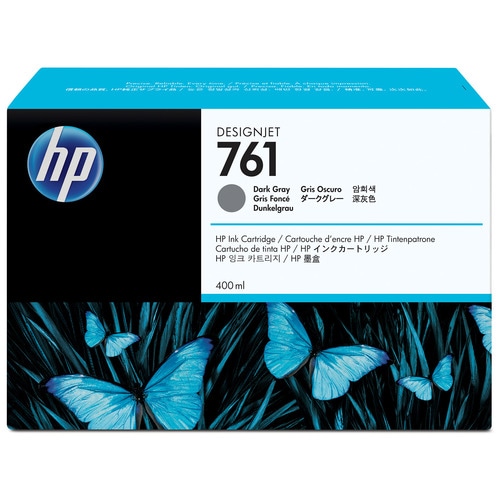 HP HP761 インクカートリッジ ダークグレー 400mL 染料系 CM996A 1個