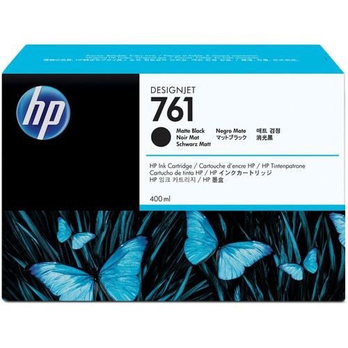 HP HP761 インクカートリッジ マットブラック 400mL 顔料系 CM991A 1個