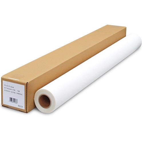 中川製作所 インクジェット用マットフィルム 36インチロール 914mm×38.1m 2インチ紙管 0000-208-HM4C 1本