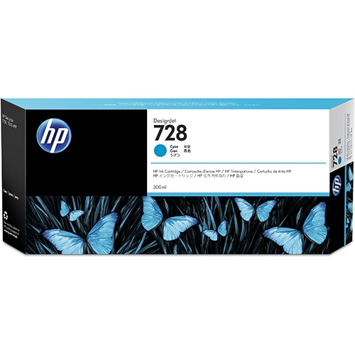 ＨＰ　ＨＰ７２８　インクカートリッジ　シアン　３００ｍｌ　Ｆ９Ｋ１７Ａ　１個