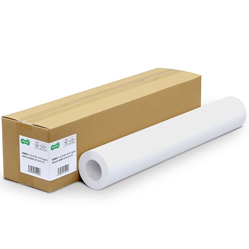 TANOSEE 普通紙ロール(コアレスタイプ) A0ロール 841mm×60m 64g 1本