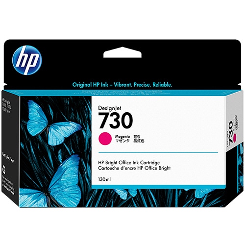 HP HP730 インクカートリッジ マゼンタ 130mL P2V63A 1個
