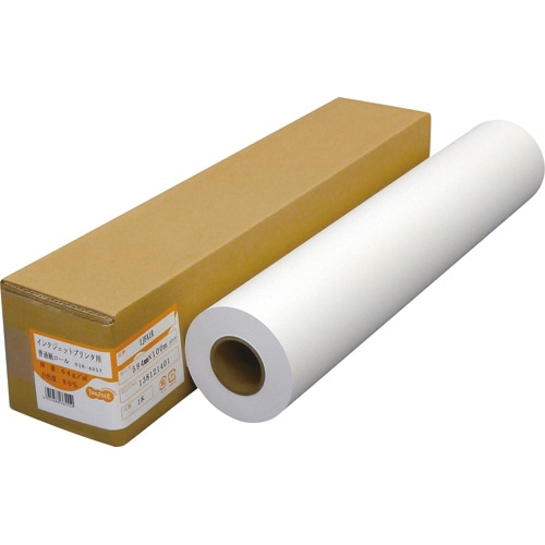 TANOSEE インクジェットプリンタ用 普通紙ロール A1ロール 594mm×100m 1本