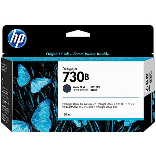 HP HP730B インクカートリッジ マットブラック 130mL 3ED45A 1個