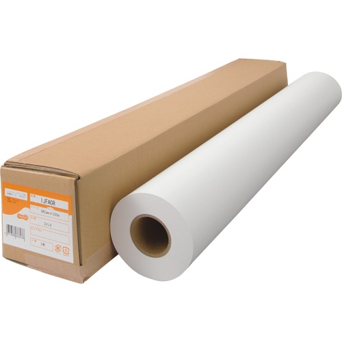 TANOSEE インクジェットプリンタ用 普通紙ロール A0ロール 841mm×100m 1本