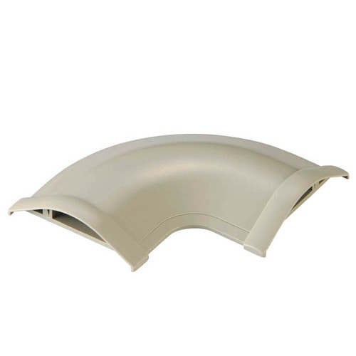 エレコム モール接続ユニット 平面曲がり 幅30mmモデル用 ベージュ LD-GAM27 1個