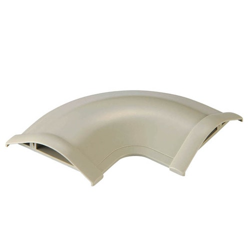 エレコム モール接続ユニット 平面曲がり 幅75mmモデル用 ベージュ LD-GAM57 1個