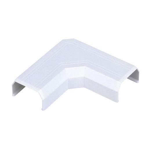 エレコム フラットモール接続ユニット マガリ 幅17mm用 ホワイト LD-GAFM1/WH 1個