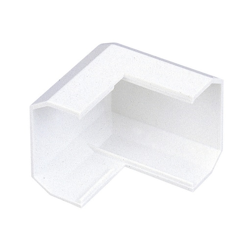 エレコム フラットモール接続ユニット デズミ 幅17mm用 ホワイト LD-GAFD1/WH 1個