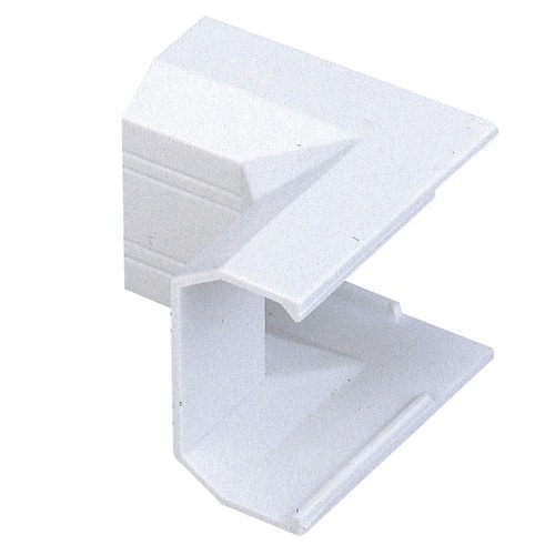 エレコム フラットモール接続ユニット イリズミ 幅26mm用 ホワイト LD-GAFR3/WH 1個