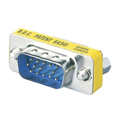 エレコム 超小型アダプタ D-Sub15pinオス-メス AD-HD15MF 1個