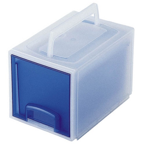 エレコム マルチメディアケース 引き出しタイプ ディープ・オーシャン CMF-MM6BU 1個