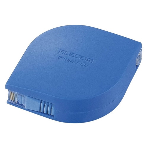 エレコム 携帯用 ウルトラフラットLANケーブル ブルー 2m LD-MCTF/BU2 1個