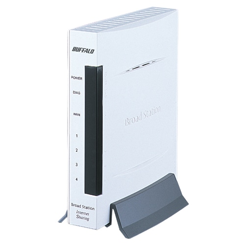 バッファロー 有線BroadBandルータ BroadStation ハイエンドセキュリティモデル BBR-4HG 1台