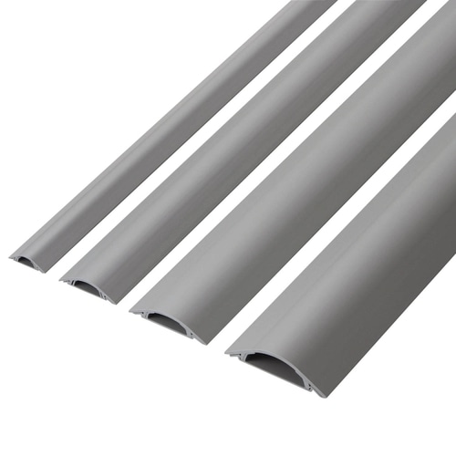 エレコム 床用モール 幅45mmモデル 長さ1m グレー LD-GA1307/LG 1本