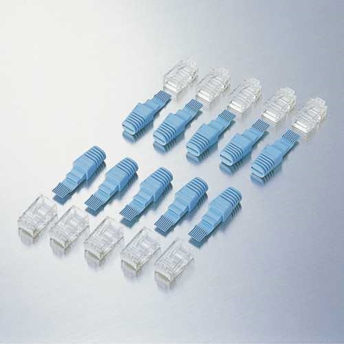 エレコム スーパーフラットケーブル用RJ45コネクタ LD-FRJ45T10 1パック(10組)