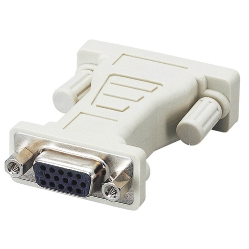 エレコム DVI-I変換アダプタ (ミニD-Sub15pin)メス-(DVI-I29pin)オス AD-D15FTDVM 1個