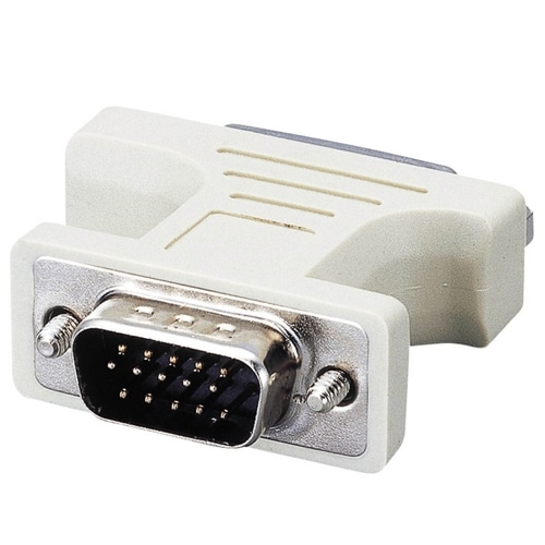エレコム DVI-I変換アダプタ (DVI-I29pin)メス-(ミニD-Sub15pin)オス AD-DVFTD15M 1個