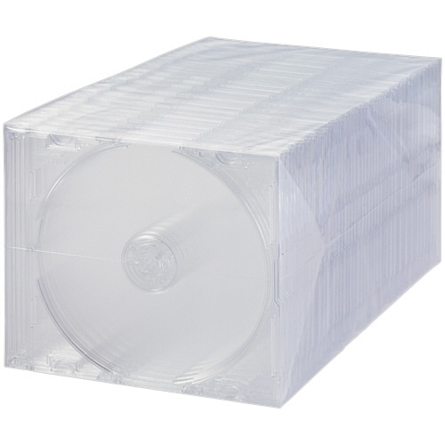 明晃化成工業 スーパースリムCDケース クリア OT8-50P 1パック(50枚)