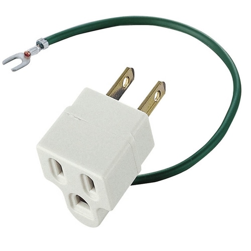 エレコム OAアダプタ 3Pメス-2Pオス T-H32 1個