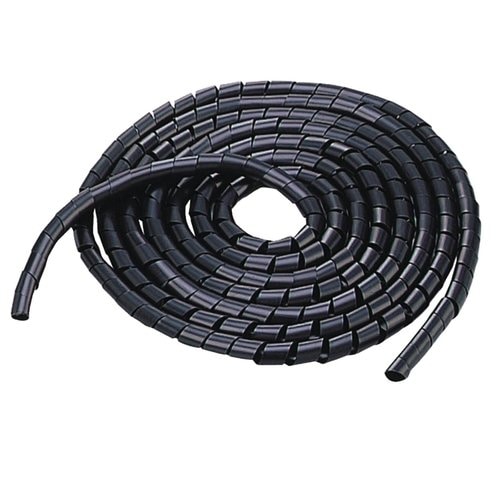 エレコム ケーブルスパイラルチューブ 内径15mm 長さ5m ブラック BST-15BK 1本
