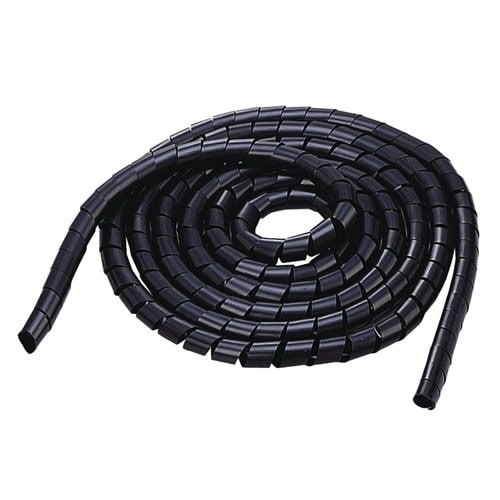 エレコム ケーブルスパイラルチューブ 内径20mm 長さ5m ブラック BST-20BK 1本