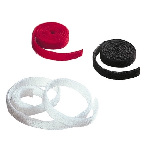 エレコム ケーブルストラップ 10×500mm 3色(黒・白・赤) EKC-MT002 1パック(3本:各色1本)