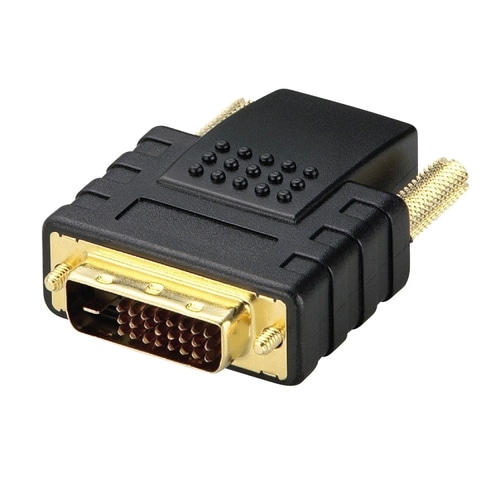 エレコム HDMI DVI変換アダプタ (HDMI)メス-(DVI-D24pin)オス AD-HTD 1個