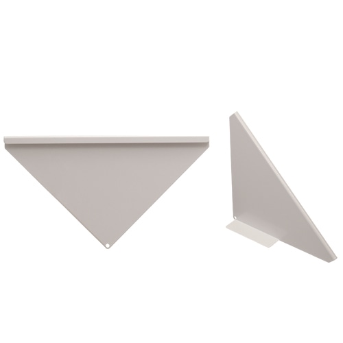 イワサキ ファイルワゴン 傾斜タイプ用 仕切り板 ライトグレー THTB-KN100LG 1セット(2枚)