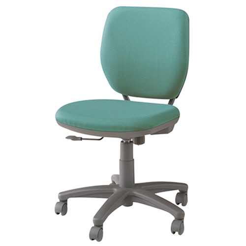 オカムラ VILLAGE VC1チェア 肘なし 布 グリーン 8VC11AFVG5 1脚