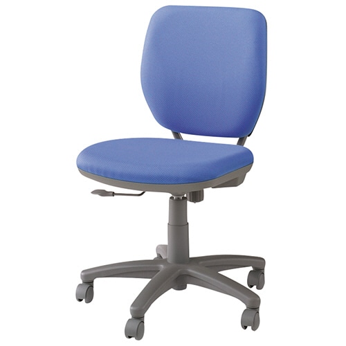 オカムラ VILLAGE VC1チェア 肘なし 布 ブルー 8VC11AFVG6 1脚