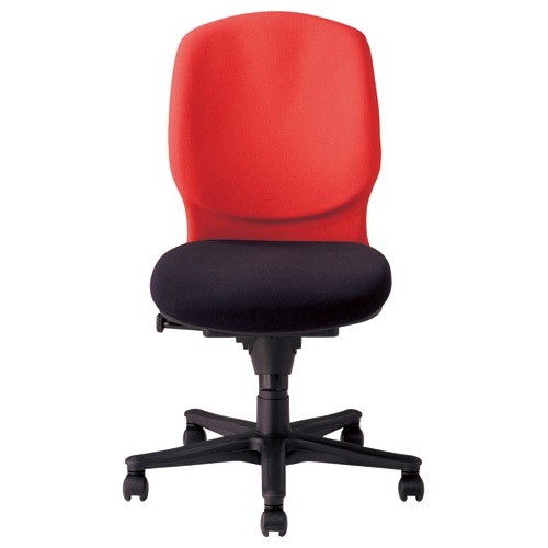 オカムラ VC2チェア ローバック 肘なし レッド 8VC21A-FVF3 1脚