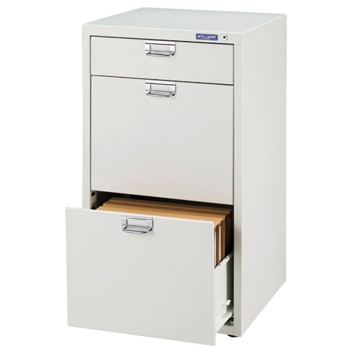 アイリスオーヤマ メタルキャビネット 幅400×奥行400×高さ700mm ホワイト MCB-A43WK 1台