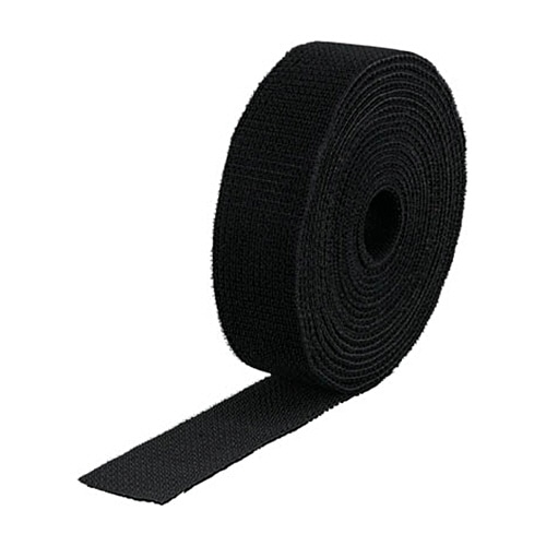 TRUSCO マジックバンド結束テープ 両面 黒 40mm×5m MKT-4050-BK 1巻