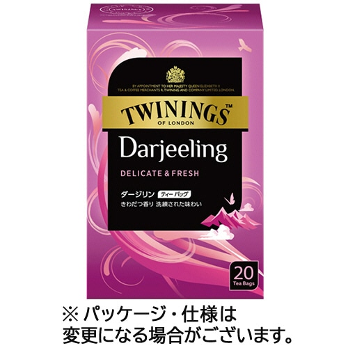 片岡物産 トワイニング ダージリン ティーバッグ 1箱(20バッグ)