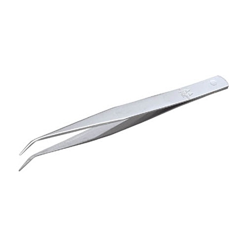 TRUSCO ステンレス製ピンセット 先曲型 長さ125mm TSP-26 1本