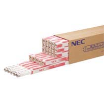 ホタルクス(NEC) 蛍光ランプ ライフライン 直管グロースタータ形 15W形 白色 業務用パック FL15W 1パック(25本)