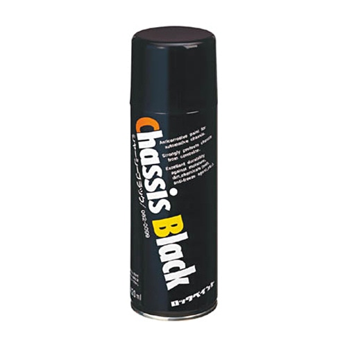 ロックペイント 硝化綿ラッカー シャーシーブラックスプレー 420ml 062-0099 6K 1本