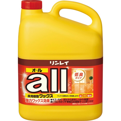 リンレイ 床用樹脂ワックスオール 業務用 4L 1本