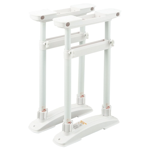 積水樹脂 家具転倒防止用圧着Wポール Lサイズ ホワイト KBW-LMW 1セット(2本)