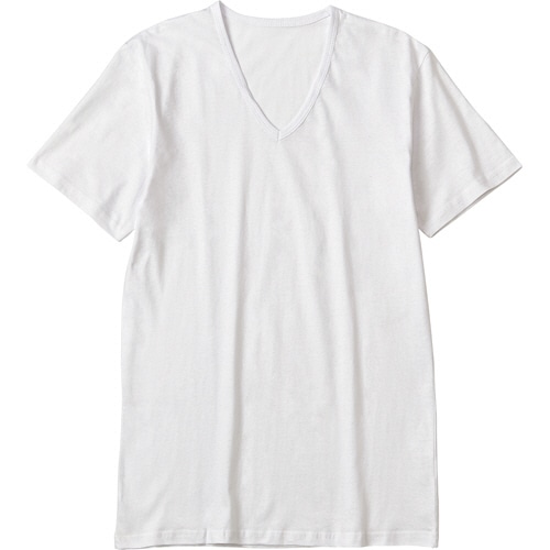 アイ・フィット 抗菌・防臭Tシャツ 紳士用 V首 ホワイト LLサイズ 1パック(2枚)